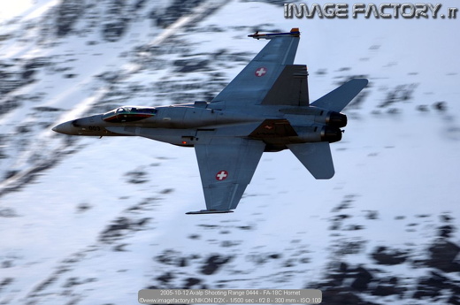 2005-10-12 Axalp Shooting Range 0444 - FA-18C Hornet